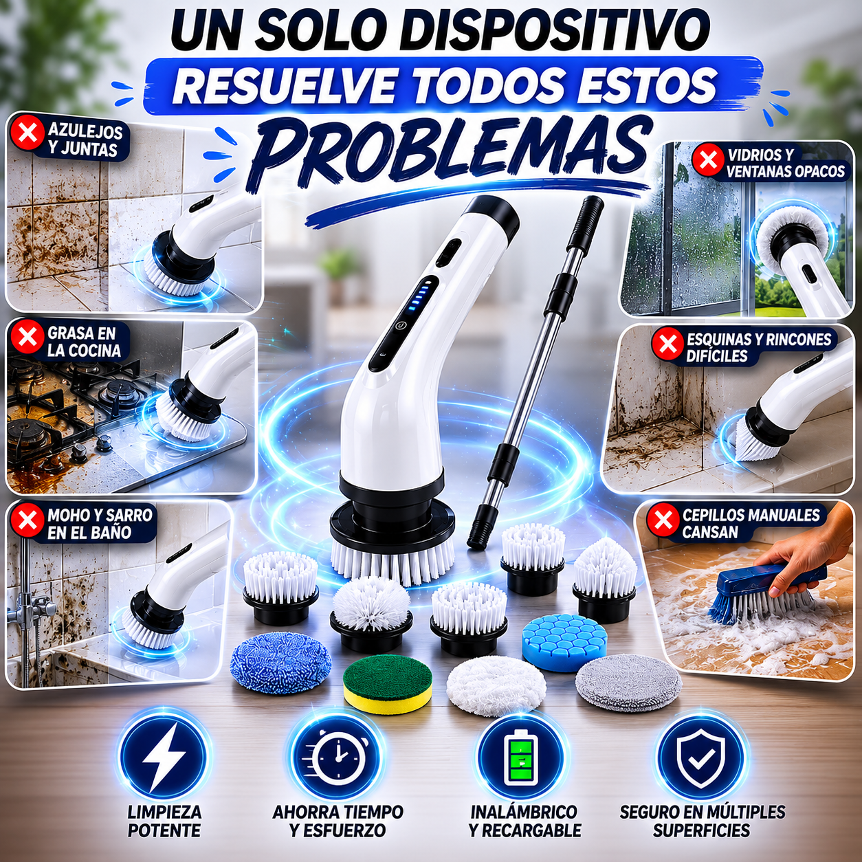 PowerClean | Cepillo Multi Uso