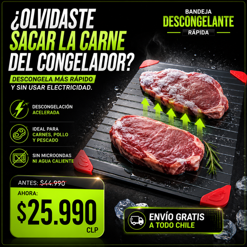 Bandeja Tabla Descongelante Rapido