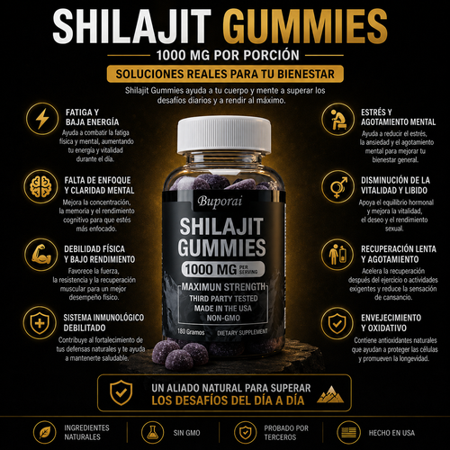 Shilajit | Más Energía, Menos Estrés