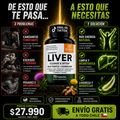 Detox Hígado — Limpia, Desintoxica y Repara