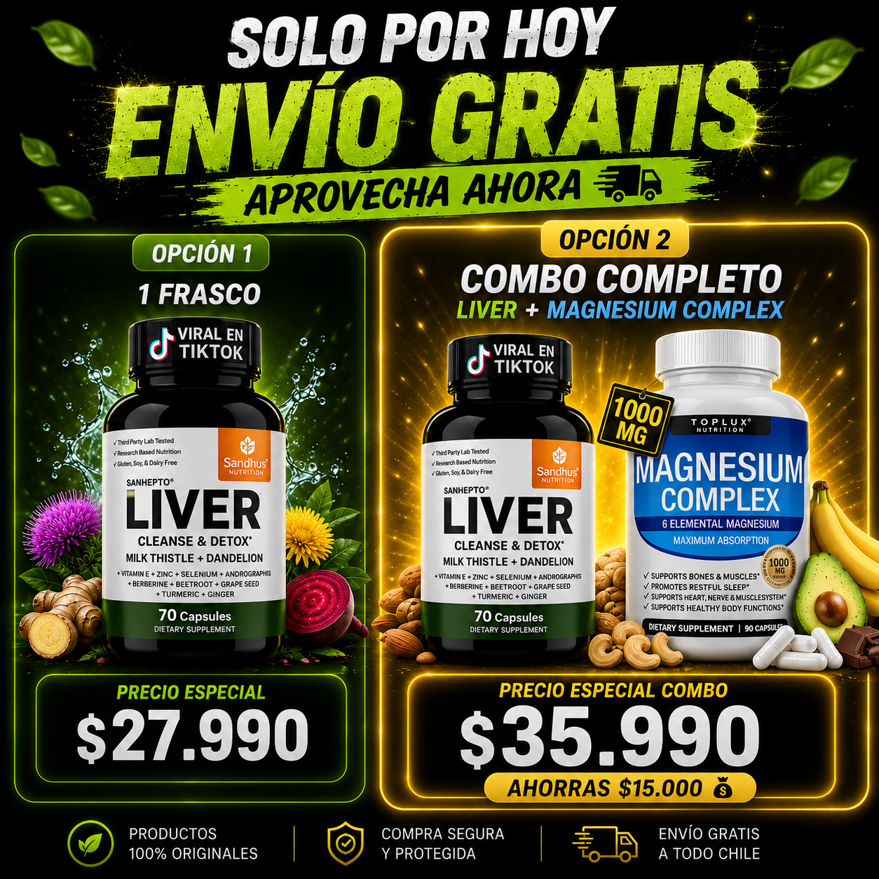 Detox Hígado — Limpia, Desintoxica y Repara