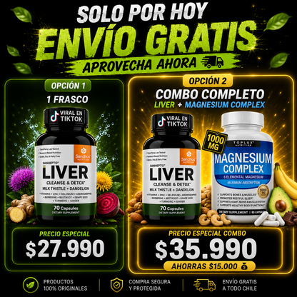 Detox Hígado — Limpia, Desintoxica y Repara