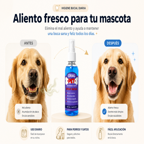 OralPet  Spray Dental Veterinario